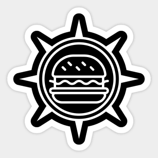 Burger Sticker